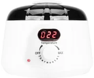 Pozostałe urządzenia kosmetyczne - PODGRZEWACZ WOSKU PRO WAX PUSZKA TERMOSTAT 400 ML 120W BIAŁY 137734 - miniaturka - grafika 1