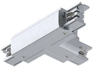 Akcesoria do oświetlenia - Paulmann ProRail3 łącznik T uziem prawy Srebrny 230V metal/tworzywo sztuczne 3-faz PL91377) PL91377 - miniaturka - grafika 1