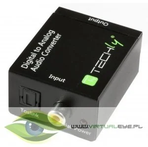 Techly Adapter Audio SPDIF Toslink Coaxial RCA na Analog RCA L/R 301139 - Adaptery i przejściówki - miniaturka - grafika 4