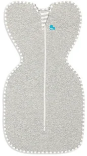 Love Dream 2 Love to Dream swaddle Up ltd101001grs Wrap Around Sleeping Bag for 3 to 6 kg Grey - Okrycia kąpielowe dla dzieci - miniaturka - grafika 2