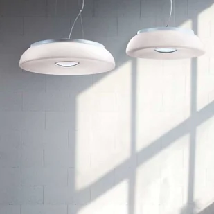 Maytoni LAMPA wisząca ASTERO MOD700-04-W Maytoni szklana OPRAWA okrągły zwis nikiel biały MOD700-04-W - Lampy sufitowe - miniaturka - grafika 2