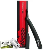 Brzytwy fryzjerskie - The Goodfellas' smile THE GOODFELLAS' SMILE Abysso hand-held razor push type synthetic handle, 100 g - miniaturka - grafika 1