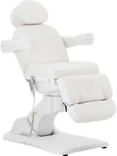 Fotele kosmetyczne - Physa Fotel kosmetyczny GENOA WHITE biały - miniaturka - grafika 1