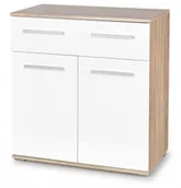 Komody - Halmar komoda LIMA KM-1 kolor dąb sonoma / biały - miniaturka - grafika 1