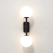 Lampy ścienne - Astro Lighting Kinkiet Tacoma Twin czarny 1429005 - miniaturka - grafika 1