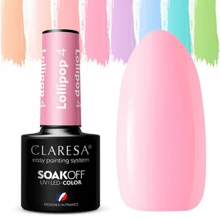 Hit Claresa pastelowe Lakiery Hybrydowe Lollipop 4 - Lakiery hybrydowe - miniaturka - grafika 2