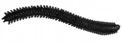 Przynęty - LureMax Robak gumowy Rag Worm 7cm Black - miniaturka - grafika 1
