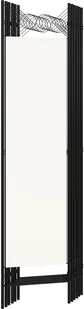 vidaXL Parawan 6-panelowy, biały, 240 x 180 cm vidaXL - Parawany - miniaturka - grafika 4