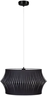 Britop Lampa wisząca Joala z czarnym kloszem z tkaniny - Lampy sufitowe - miniaturka - grafika 2