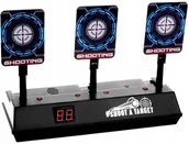 Zabawki militarne - Hasbro Tarcza Elektryczna Wyrzutnia Strzelnica 5 Cel - miniaturka - grafika 1