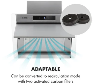 Klarstein CGCH3-Balzac-60-Sil - Okapy kuchenne - miniaturka - grafika 9