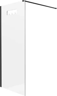 Deante Kabina prysznicowa Mokko czarny mat kabina prysznicowa walk-in 90 kwadratowa do nowoczesnych łazienek wygoda i łatwość w utrzymaniu DEA-KQM_N39P-0 - Kabiny prysznicowe - miniaturka - grafika 2