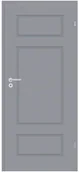Drzwi wewnętrzne - Classen Skrzydło drzwiowe pełne Grifo Szare 80 Prawe - miniaturka - grafika 1