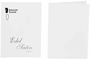 Rössler Karta rössler 2160838001 Pack, a6hd, 20 sztuk, gładkie/białe 2160838001 - Koperty - miniaturka - grafika 2