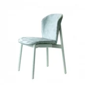 Krzesła - Scab Design Krzesło Finn natural - rama matowy akwamaryn 2891 FA - miniaturka - grafika 1