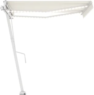 VidaXL Lumarko Automatycznie zwijana markiza, LED i czujnik wiatru, 350x250 cm 3068892 VidaXL - Markizy - miniaturka - grafika 38