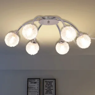 vidaXL Lampa sufitowa na 6 żarówek LED G9 240 W - Lampy sufitowe - miniaturka - grafika 2