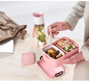 Mepal Pudełko na lunch MEPAL Take a Break midi, jasnoróżowe, 900 ml - Pojemniki kuchenne - miniaturka - grafika 4