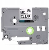 Papier do drukarek - Brother Taśma Do TZe-FX111 6MM przeźroczysta Flexi - miniaturka - grafika 1