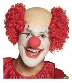 Boland Panelize Clown peruka z czerwonymi włosami - Stroje karnawałowe - miniaturka - grafika 2