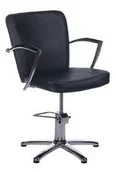 Fotele fryzjerskie - Barbiero Fotel fryzjerski LIVIO czarny BH-8173 BH-8173/127 - miniaturka - grafika 1