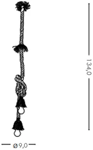 Ideal Lux Lampa Wisząca Canapa Sp2 134840 Średnica 9,5 Wys. 134,0 134840 - Lampy sufitowe - miniaturka - grafika 2