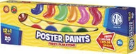 Farby i media malarskie - Astra Farby plakatowe 13 kolorów 20 ml 12+1 kolor gratis - miniaturka - grafika 1