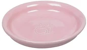 Miski dla kotów - Nobby koty ceramika miska na mleko, 14 x 2 cm, różowy - miniaturka - grafika 1