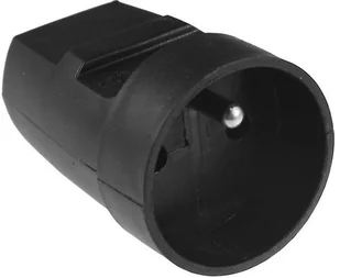 Gniazdo Przenośne Przedłużacza Z Uziemieniem Czarn - Adaptery i przejściówki - miniaturka - grafika 3