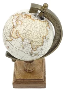Globus Gift Deco Amundsen na podstawie drewnianej NC2130 Gift Deco - Dekoracje domu - miniaturka - grafika 4