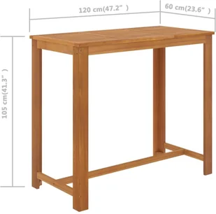 vidaXL 7-cz zestaw mebli barowych do ogrodu brązowy 3068003 - Pozostałe meble ogrodowe - miniaturka - grafika 13