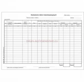 Druki akcydensowe - Firma krajewski Zestawienie różnic inwentaryzacyjnych / wersja elektroniczna [Pu/Gm-144e] Pu/Gm-144e - miniaturka - grafika 1