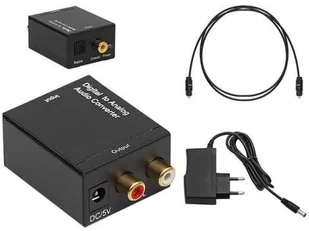 Konwerter Optyczny Toslink Coaxial Na 2x Cinch Rca - Przetworniki DAC - miniaturka - grafika 13