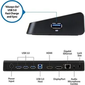 Stacje dokujące i replikatory portów - StarTech USB3DOCKHDPC - miniaturka - grafika 1