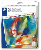 Farby i media malarskie - Staedtler Farby akwarelowe farby akwarelowe,  farbkasten @ karatów, 12 ML, hochpigm aplikacjach 8880 C24 - miniaturka - grafika 1