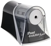 Temperówki - Westcott E 15510 00 IPOINT Axis Pencil Sharpener elektryczne z automatycznym ze szpicem stop, szary/czarny E-15510 00 - miniaturka - grafika 1