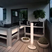 Oprawy, klosze i abażury - SLV SPOTLINE LIGHT PIPE Lampa stojąca LED 2700K biała H 10/60 cm 234401 - miniaturka - grafika 1