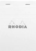 Notesy i bloczki - Rhodia N ° 13  staple elektryczny 80 arkusze zdejmowane  mały rozmiar kwadratów  A6 (10,5 x 14,8 cm)  biały 13601C - miniaturka - grafika 1