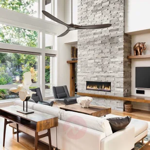 Casa Fan Wentylator sufitowy Eco Genuino 152 chrom/orzech - Wentylatory sufitowe - miniaturka - grafika 2