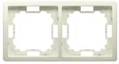 Klawisze i ramki - Simon Ramka Basic 2x BMR2/12 beżowy - miniaturka - grafika 1