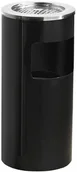 Kosze biurowe - AJ Kosz/popielnica Charlie 13 L czarny 246621 - miniaturka - grafika 1