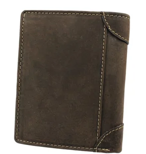 Jennifer Jones Portfel Męski Skóra Włoska Pionowy Bez Zapięcia JJ5333 - Portfele - miniaturka - grafika 4