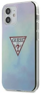 Guess GUHCP12SPCUMCGC02 iPhone 12 mini 5,4" niebieski/blue hardcase Tie & Die Collection - Etui i futerały do telefonów - miniaturka - grafika 4