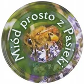 Akcesoria do hodowli zwierząt - Nakrętki na słoiki z miodem (50szt) - wzór ND5 - miniaturka - grafika 1