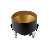 Lampy sufitowe - OxyLED CROSTI LAPILO Czarno-złota GU10 IP20 Home&Decor Oprawa wpuszczana 456764 456764 - miniaturka - grafika 1