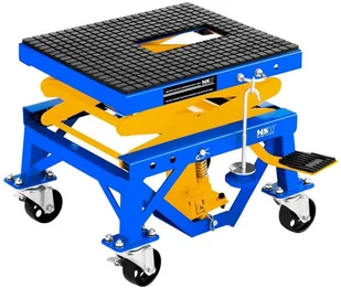 456 MSW Motor Technics 45674755 Podnośnik motocyklowy na kołach udźwig 135 kg wymiary platformy 410-350 mm wysokość podnoszenia 350-870 mm) 74755-uniw - Wózki magazynowe - miniaturka - grafika 3