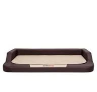 Legowiska dla psów - Hobbydog Legowisko dla psa 120x80 cm Brązowy z beżem MESBRB3 - miniaturka - grafika 1