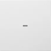 Systemy inteligentnych domów - Hager Hager KNX easy B.Kwadrat/B.3/B.7 biały mat Klawisz z soczewką do modułu przycisku 1-krotnego B_80960299 - miniaturka - grafika 1