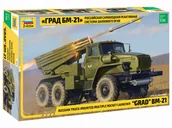 Modele do sklejania - Zvezda Multiple Rocket Launcher BM-21 "Grad" 3655 - miniaturka - grafika 1