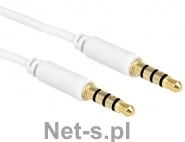 Delock Kabel Cable Stereo 3.5 mm 4 pin plug plug 0.5 m - 83439 - Kable - miniaturka - grafika 2